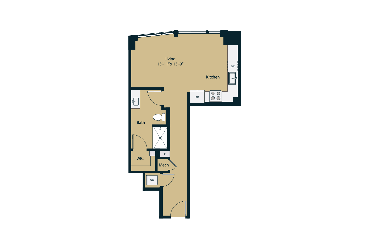 Floor plan layout diagram for S1